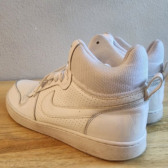 Nike Court Borough Mid Shoes Mens Size 11 High Top Leather 838938-111 Sneakers main image 4